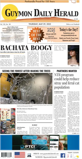 Cover of Guymon Daily Herald