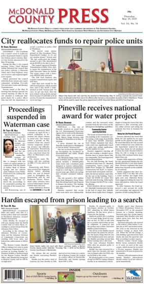 Cover of McDonald County Press