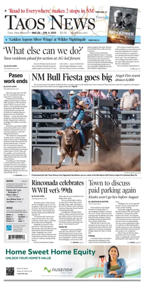 Cover of The Taos News