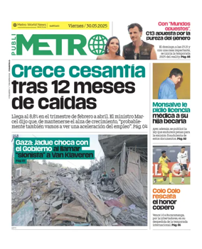 Cover of Publimetro Chile
