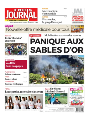 Cover of Le Petit Journal - L'hebdo local de l'Hérault