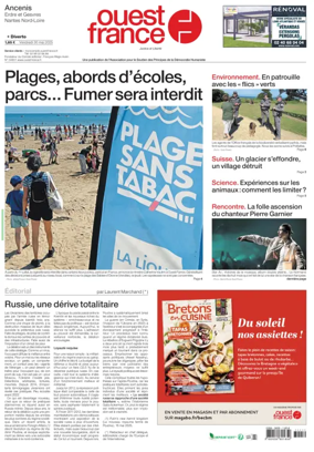 Cover of Ouest France (Ancenis)