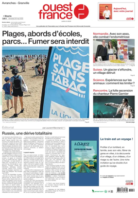 Cover of Ouest France (Avranches)