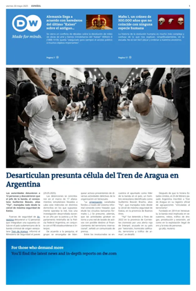 Cover of Deutsche Welle (Spanish edition)