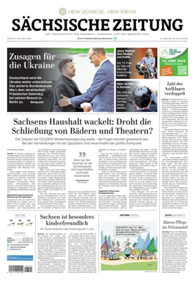 Cover of Sächsische Zeitung  (Dresdner Meißner Land)