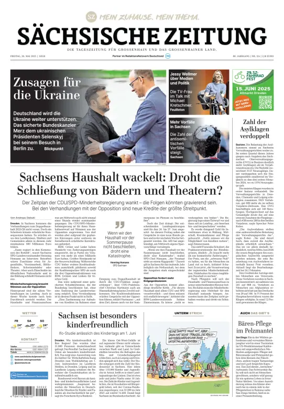 Cover of Sächsische Zeitung  (Großenhain)