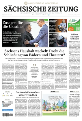 Cover of Sächsische Zeitung  (Niesky)