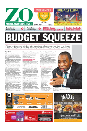 Cover of Zululand Observer - Weekender