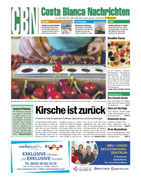 Cover of Costa Blanca Nachrichten