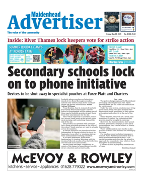 Cover of Maidenhead Advertiser