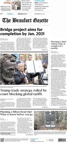 Cover of The Beaufort Gazette