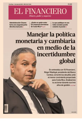 Cover of El Financiero (Costa Rica)