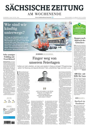 Cover of Sächsische Zeitung  (Dresdner Meißner Land)