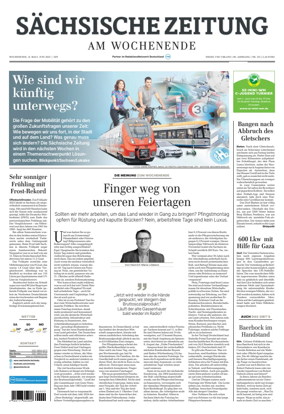 Cover of Sächsische Zeitung  (Niesky)