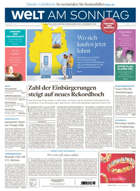 Cover of Welt am Sonntag