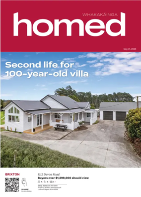 Cover of Homed Taranaki Daily News