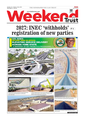 Cover of Weekly Trust