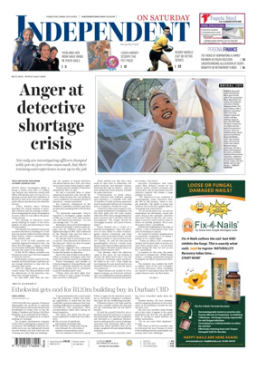 Cover of The Independent on Saturday