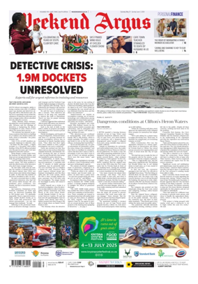 Cover of Weekend Argus (Saturday Edition)