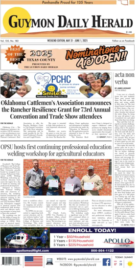Cover of Guymon Daily Herald