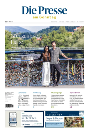 Cover of Die Presse am Sonntag