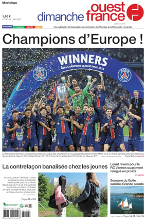 Cover of Dimanche Ouest France (Morbihan)