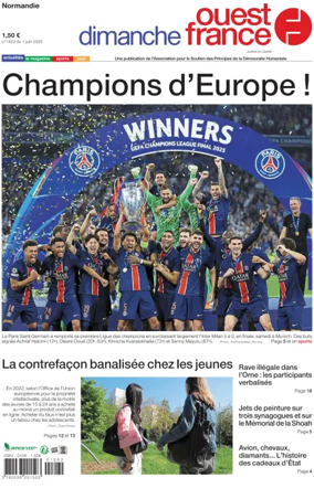 Cover of Dimanche Ouest France (Normandie)