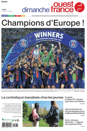 Cover of Dimanche Ouest France (Sarthe)