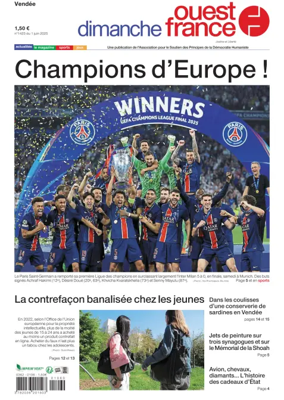 Cover of Dimanche Ouest France (Vendee)