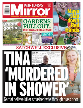 Cover of Irish Sunday Mirror