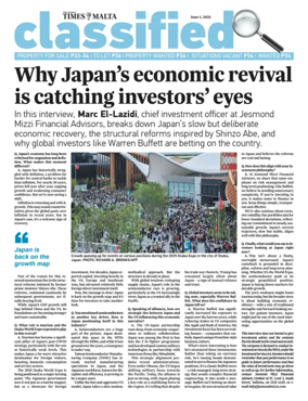 Cover of The Sunday Times of Malta - Classified