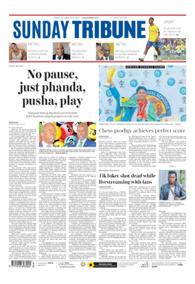 Cover of Sunday Tribune