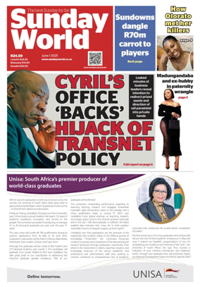 Cover of Sunday World