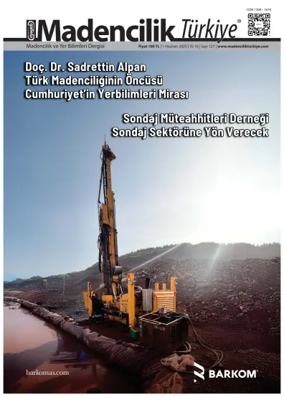Cover of Madencilik Turkiye Dergisi