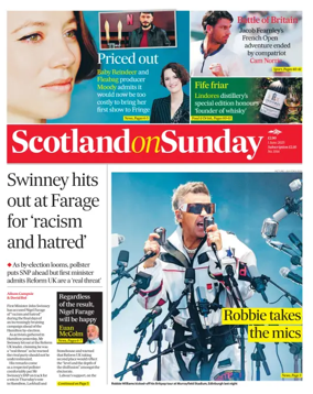 Cover of Scotland on Sunday