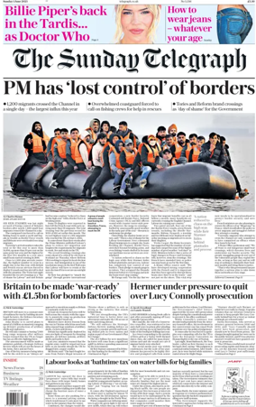 Cover of The Sunday Telegraph