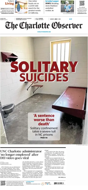 Cover of The Charlotte Observer (Sunday)