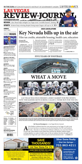 Cover of Las Vegas Review-Journal (Sunday)