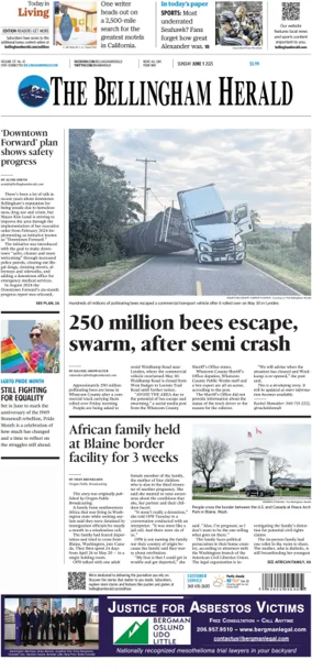 Cover of The Bellingham Herald (Sunday)