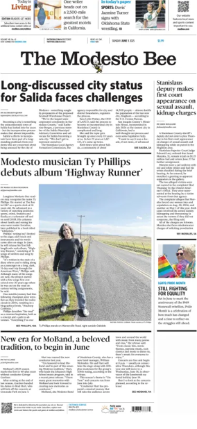 Cover of The Modesto Bee (Sunday)