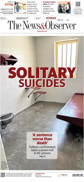 Cover of The News & Observer (Sunday)