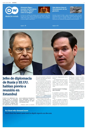 Cover of Deutsche Welle (Spanish edition)