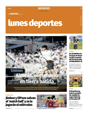 Cover of Lunes Deportes