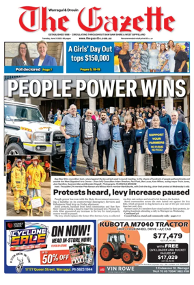 Cover of Warragul & Drouin Gazette