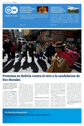 Cover of Deutsche Welle (Spanish edition)
