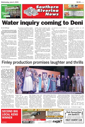 Cover of Southern Riverina news