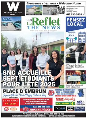 Cover of Le Reflet (The News)