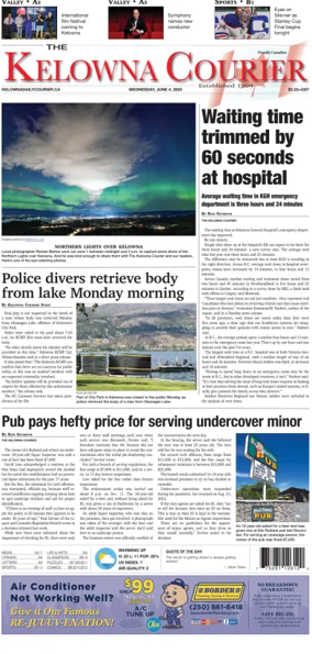 Cover of The Daily Courier