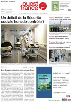 Cover of Ouest France (Avranches)