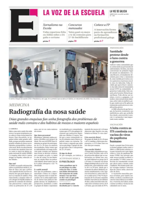 Cover of La Voz de Galicia (Ourense) - La Voz de la Escuela